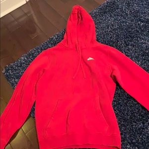 Red nike sweater